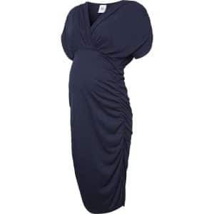 Mamalicious Pilar jersey kjole, blå