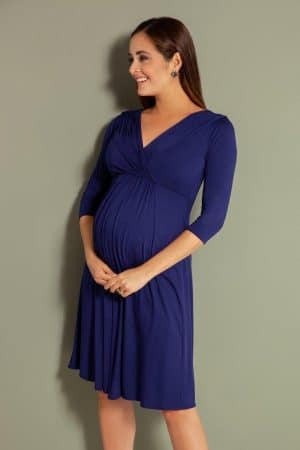 Willow kjole til gravid fra Tiffany Rose (blå) - 2